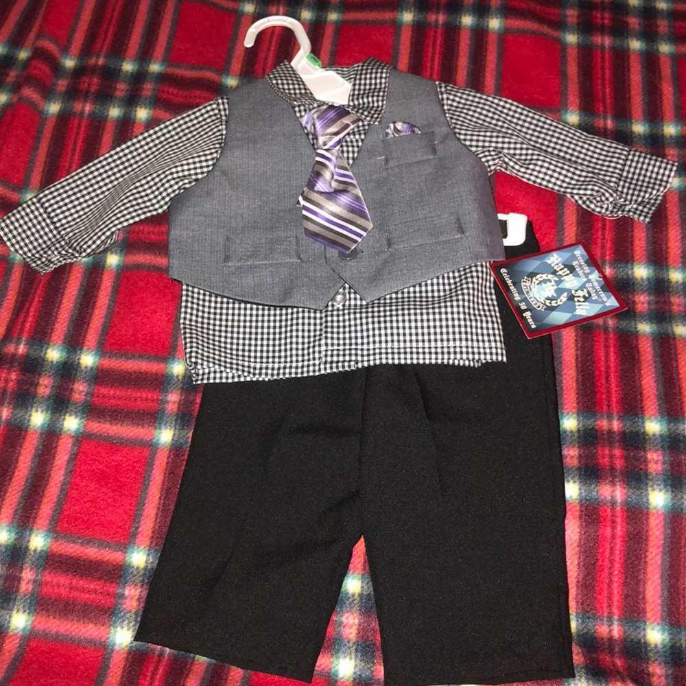 Boys dressy Happy fella 4PC VT SET